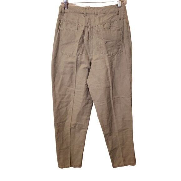 Talbots Womens Size 10P Green  Solid Chino Slack Pants - Picture 6 of 11